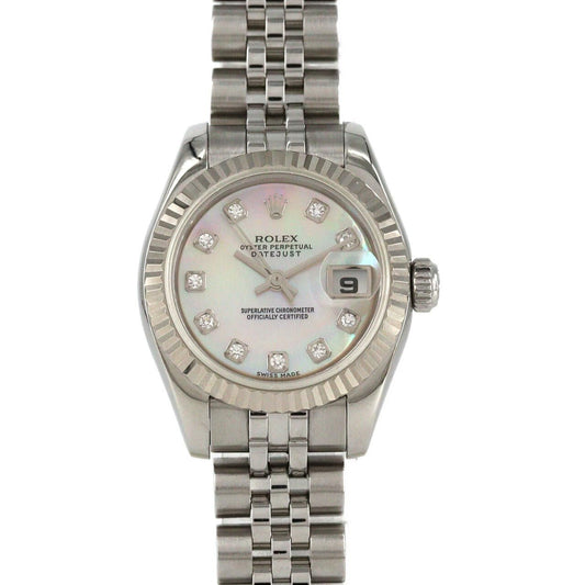 Rolex Datejust Stainless Steel White Gold Automatic