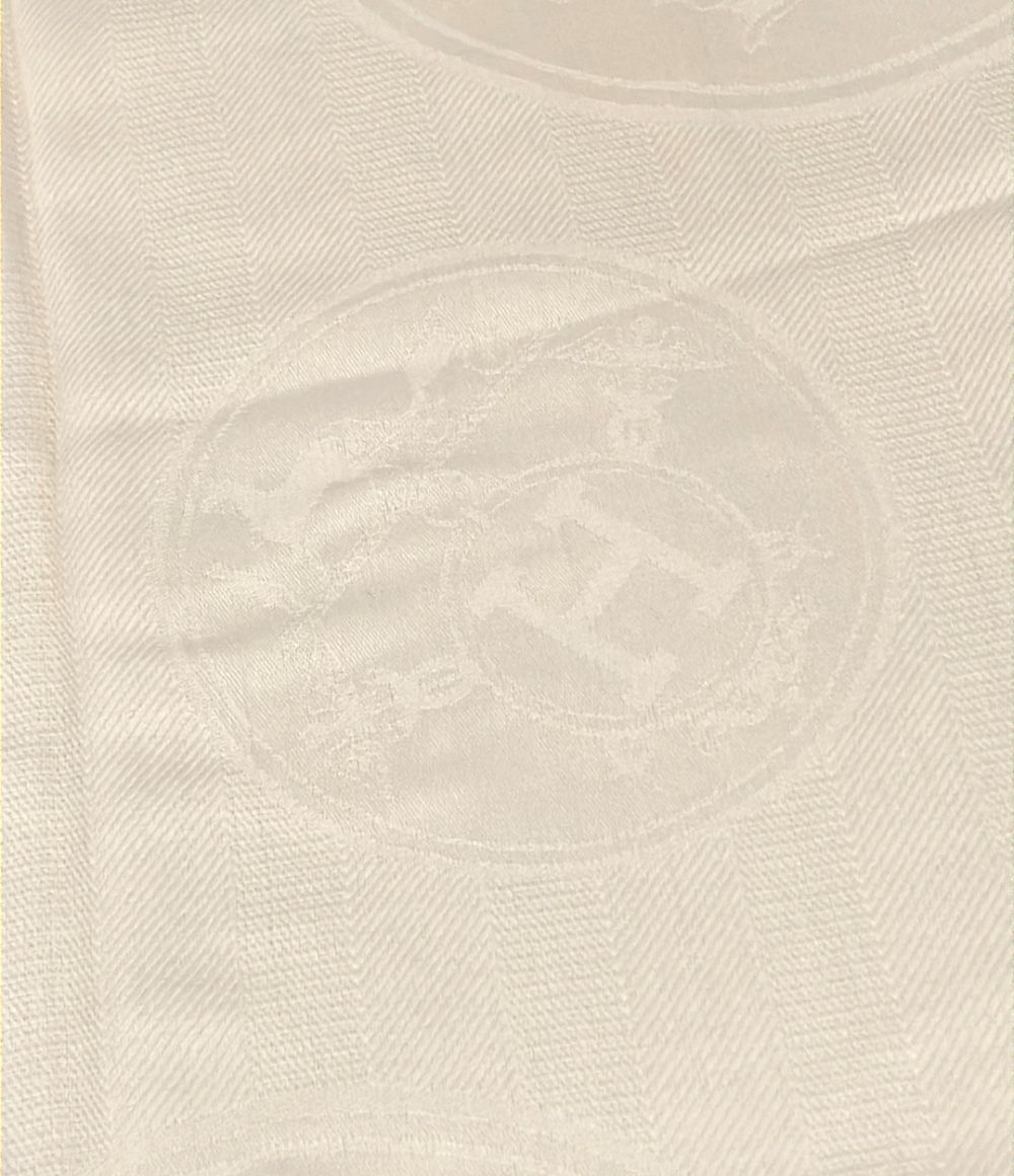 Hermes Shawl Cashmere Silk Scarf — view 8