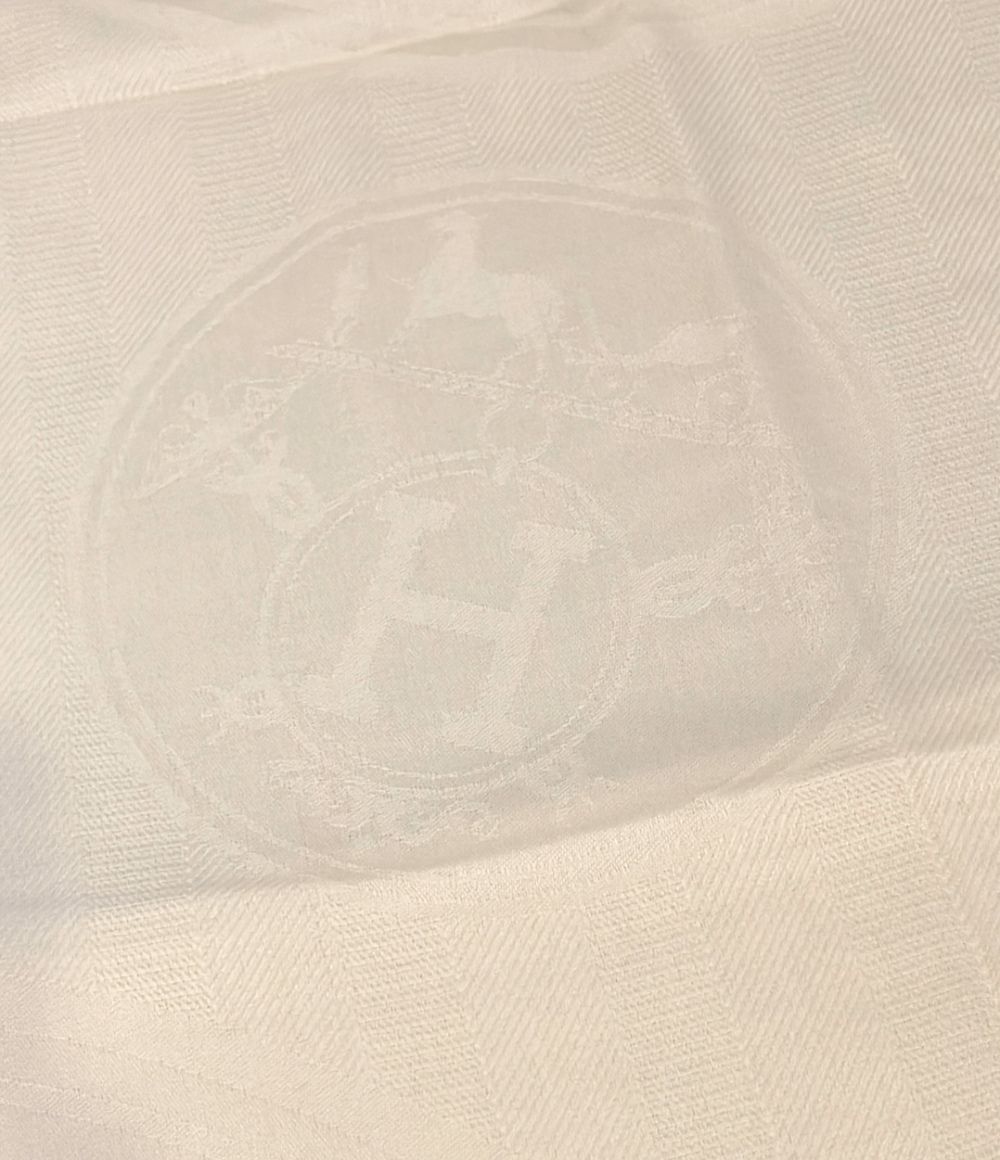Hermes Shawl Cashmere Silk Scarf — view 7
