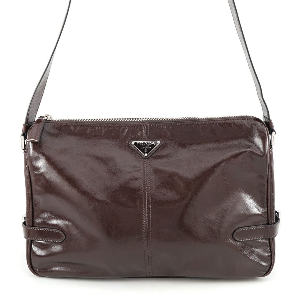 Prada Shoulder Bag Soft Looks Leather