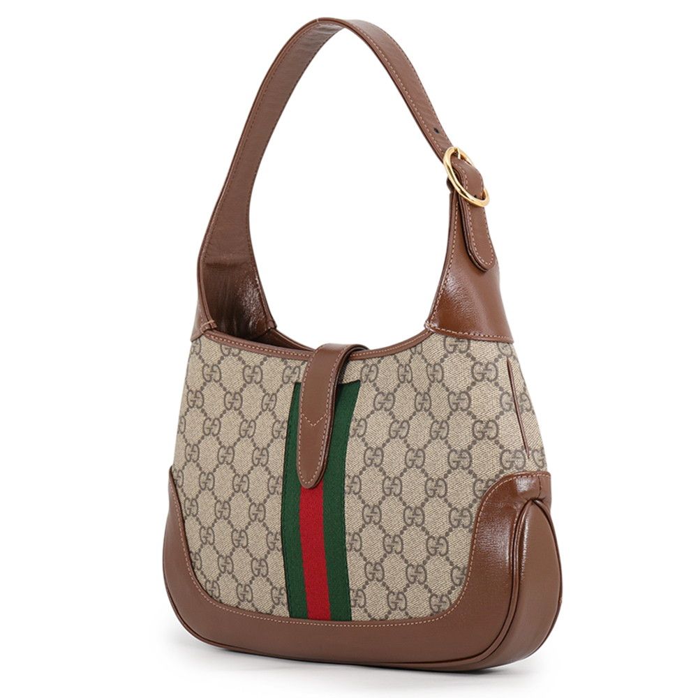 Gucci Shoulder Bag GG Supreme Jackie 1961 Small Leather 2-Way — view 2