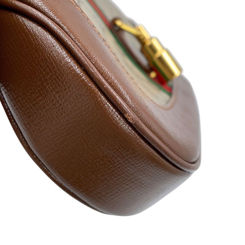 Gucci Shoulder Bag GG Supreme Jackie 1961 Small Leather 2-Way — view 7
