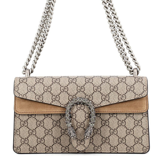 Gucci Chain Shoulder Bag GG Supreme Dionysus Small