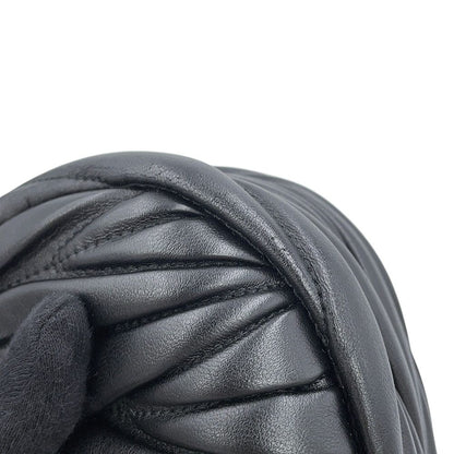 Miu Miu Handbag Wonder Matelasse Hobo Mini Leather 2-Way Black — view 8