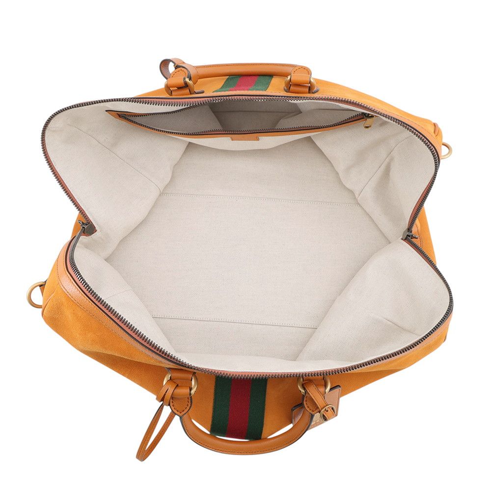 Gucci Boston Bag Savoy Medium Duffle Suede 2-Way — view 6