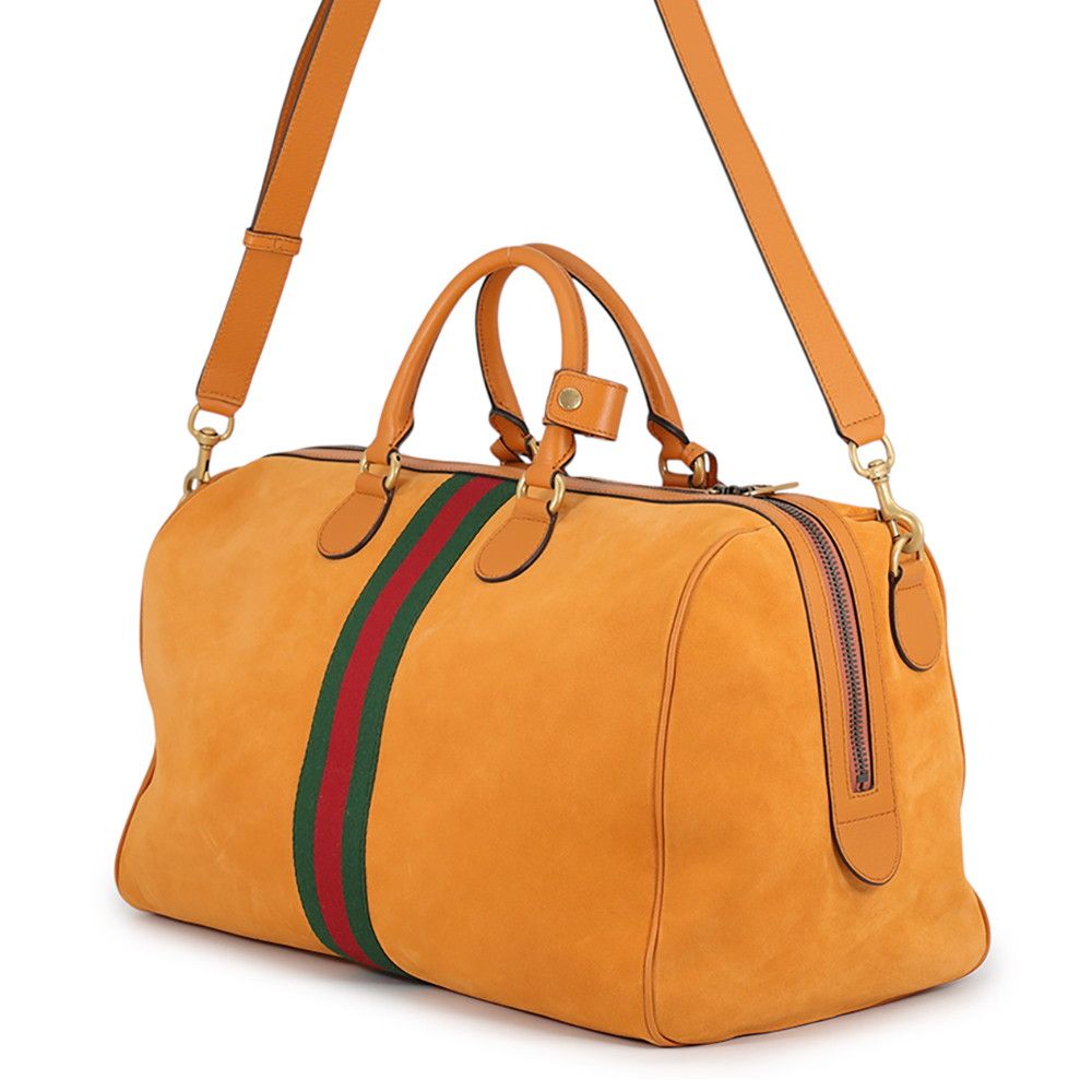 Gucci Boston Bag Savoy Medium Duffle Suede 2-Way — view 2