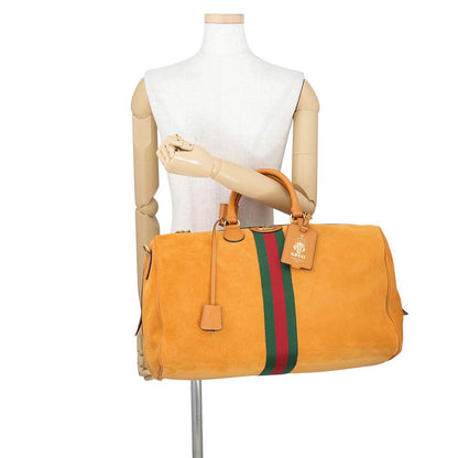 Gucci Boston Bag Savoy Medium Duffle Suede 2-Way — view 4
