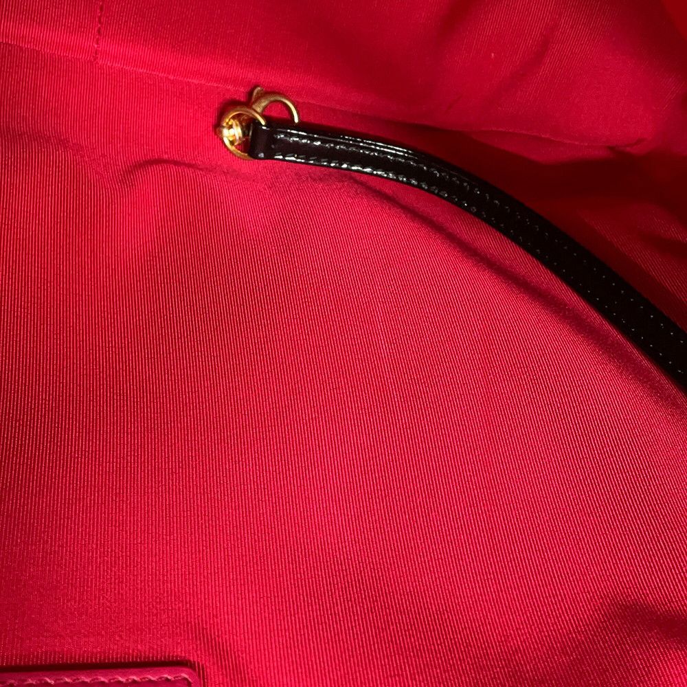 Chanel Chain Tote Bag CC Logo Quilted Shiny Aged Calfskin Black — view 8
