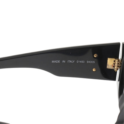 Chanel CC Logo Quilted Acetate Black Sunglasses Eyewear — view 6