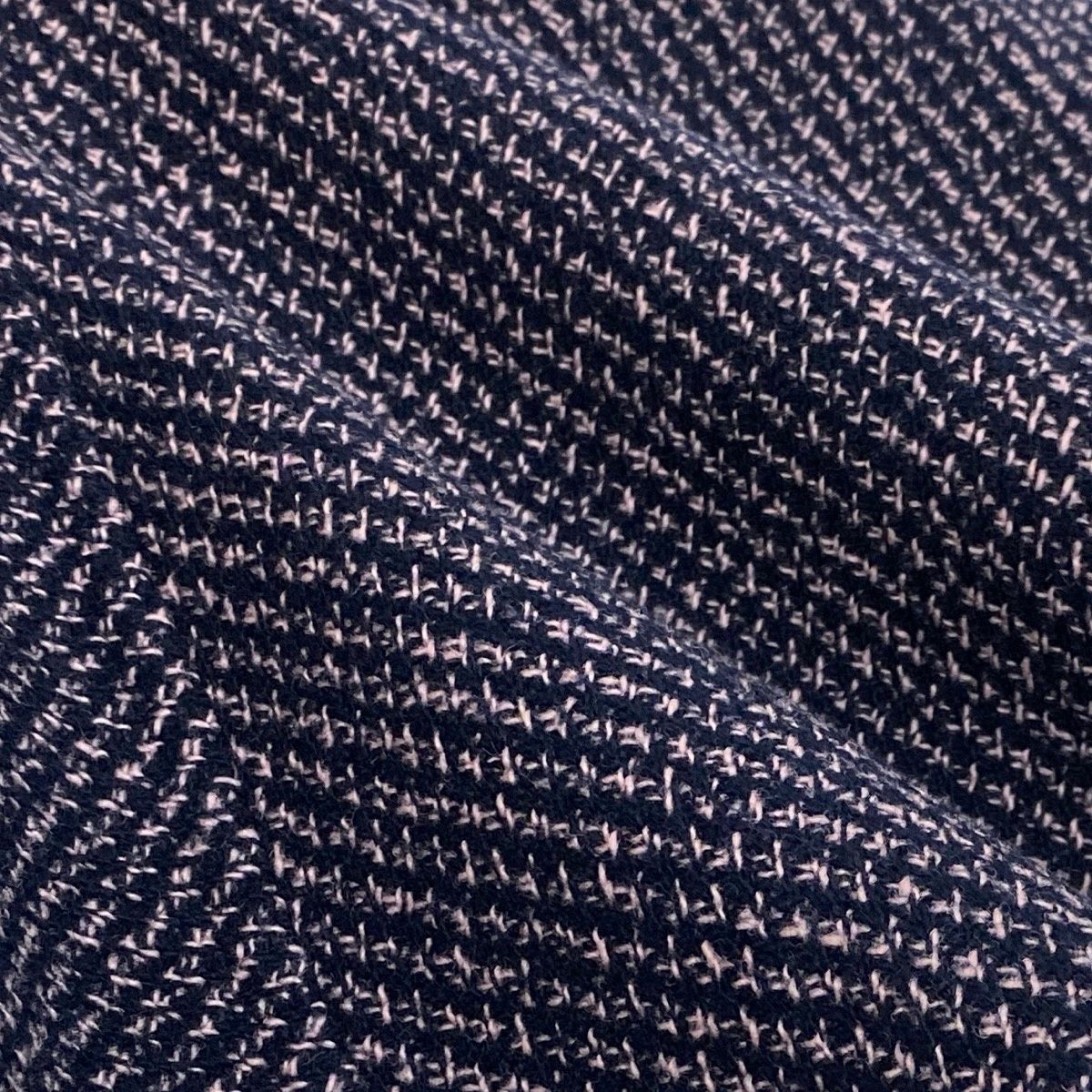 Dior Tweed Dress Navy Pink Wool — view 7