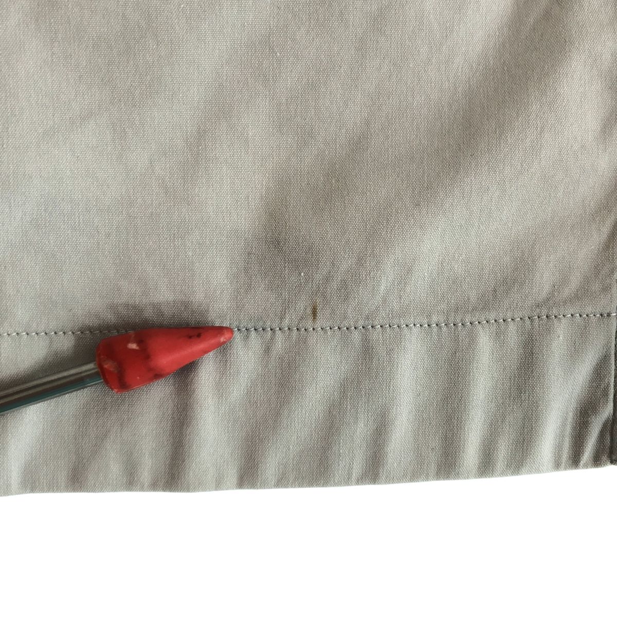 Chanel Logo Embroidery Shirt Gray 38 — view 7