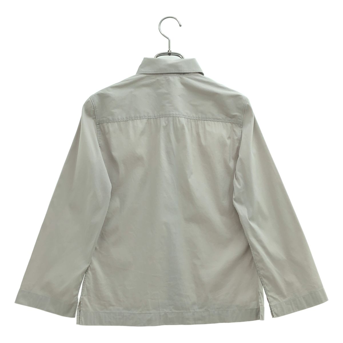 Chanel Logo Embroidery Shirt Gray 38 — view 4