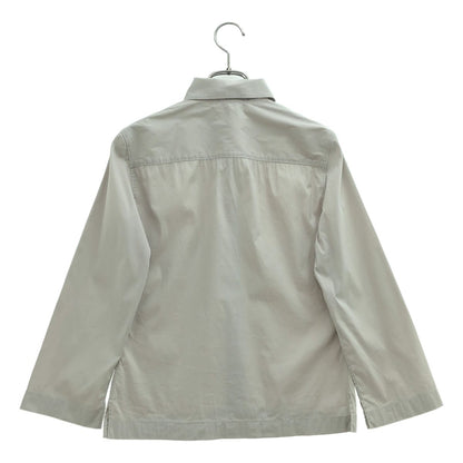 Chanel Logo Embroidery Shirt Gray 38 — view 4
