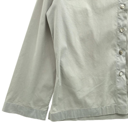 Chanel Logo Embroidery Shirt Gray 38 — view 3