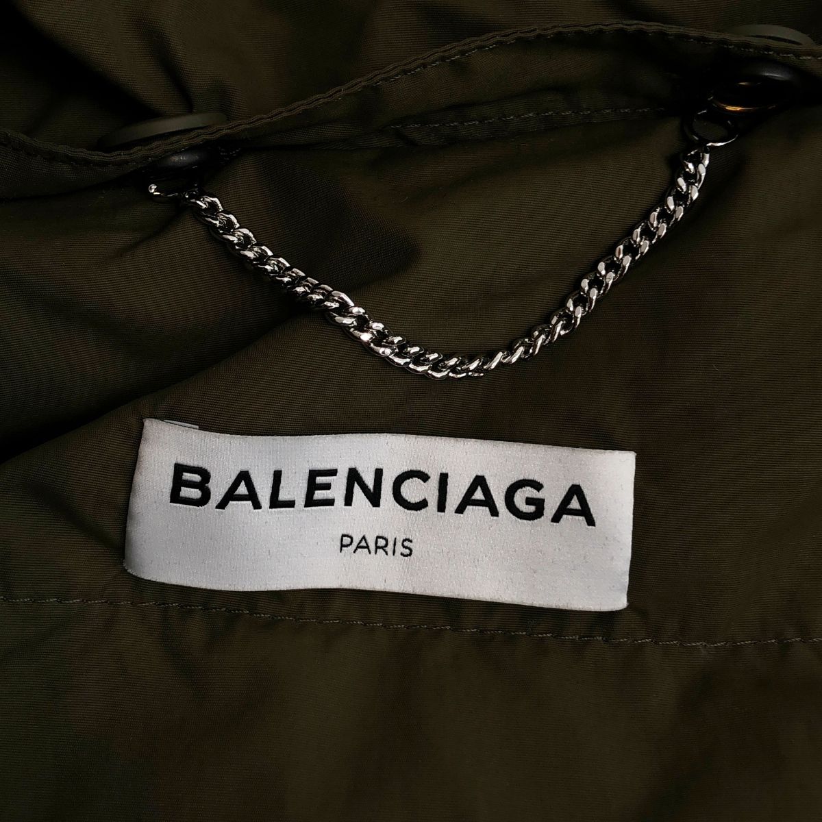 Balenciaga Down Coat Khaki 34 — view 6