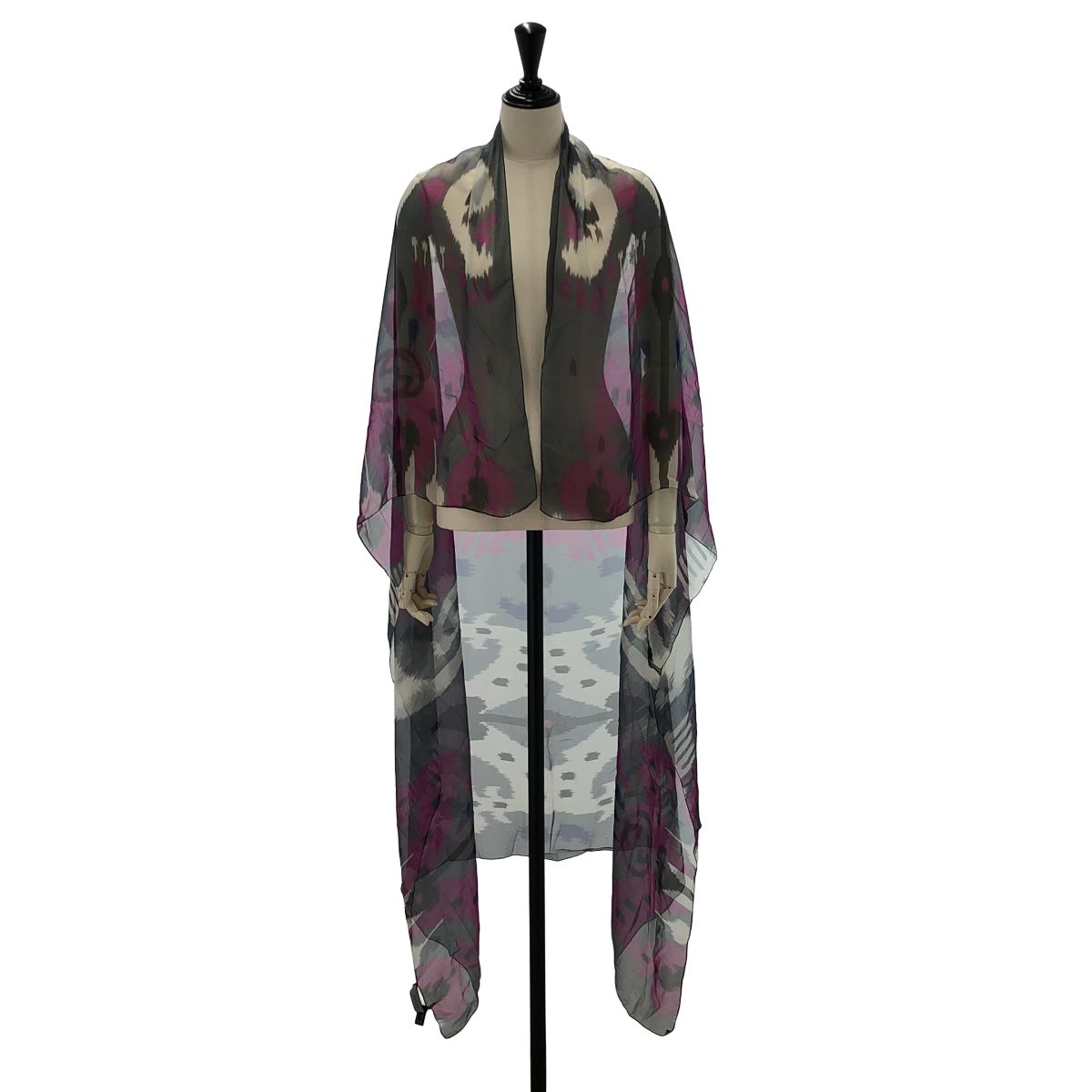 Gucci Silk GG All Over Print Large Scarf Multicolor