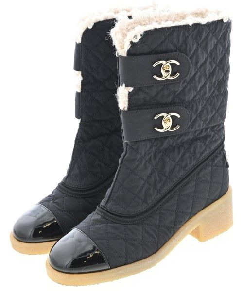 Chanel Boots Black