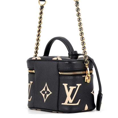 Louis Vuitton Shoulder Bag Monogram Empreinte Vanity PM 2-Way Black — view 2
