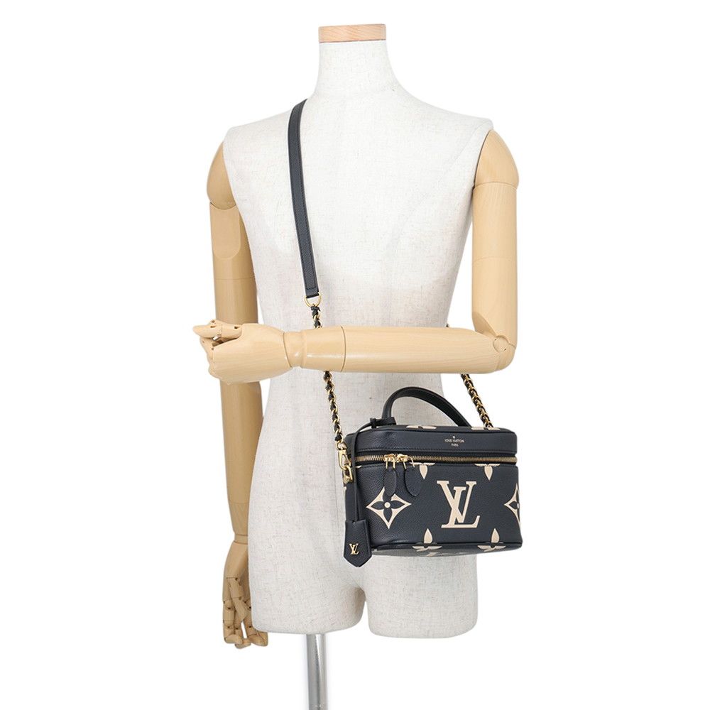 Louis Vuitton Shoulder Bag Monogram Empreinte Vanity PM 2-Way Black — view 5