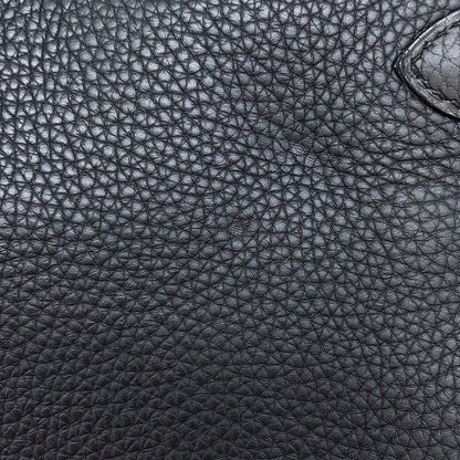 Hermes Shoulder Bag Jypsiere 34 Black Silver Taurillon Clemence — view 6