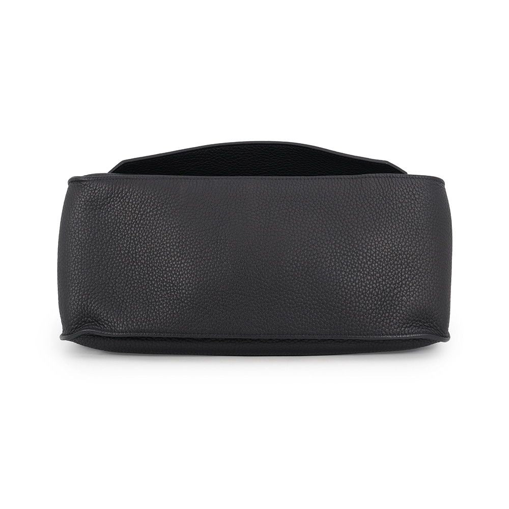 Hermes Shoulder Bag Jypsiere 34 Black Silver Taurillon Clemence — view 3