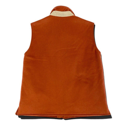 Loro Piana Stand Collar Cashmere Vest Orange 40 — view 3