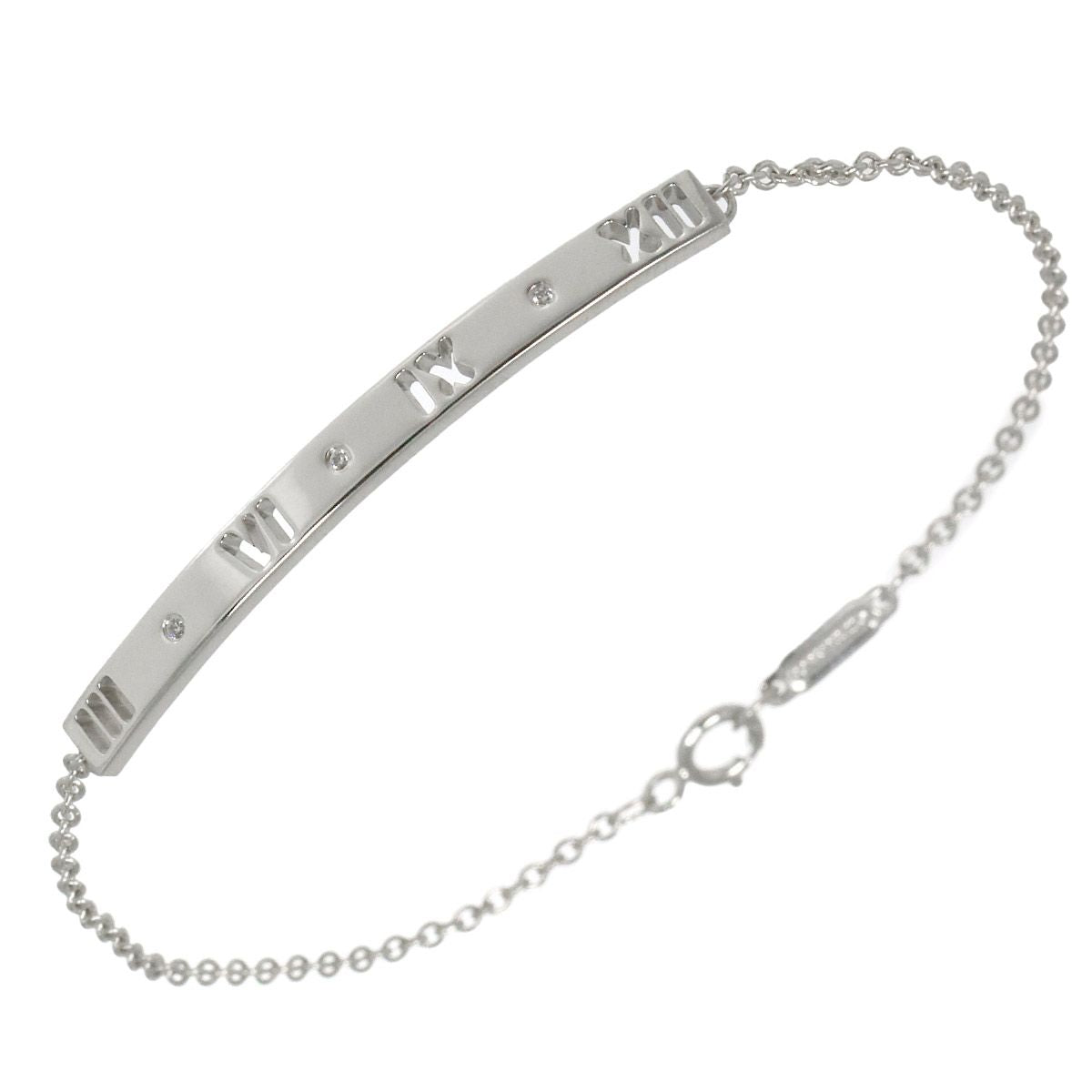 Tiffany & Co Atlas Diamond Bracelet 18K White Gold — view 5