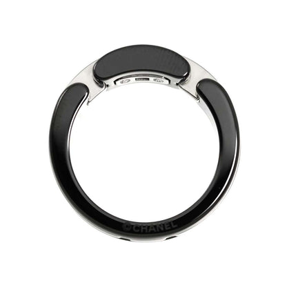 Chanel Ultra 60 Ring 18K White Gold Black Ceramic — view 6