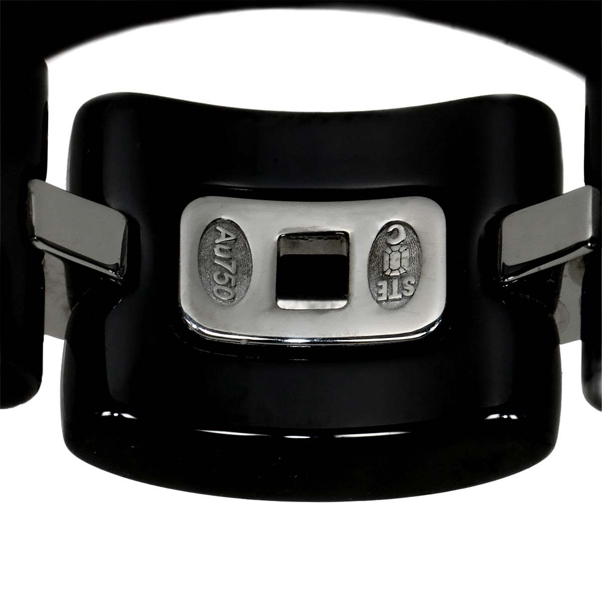 Chanel Ultra 60 Ring 18K White Gold Black Ceramic — view 3