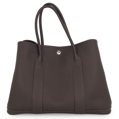 Hermes Tote Bag Garden Party PM Ebene Silver Negonda