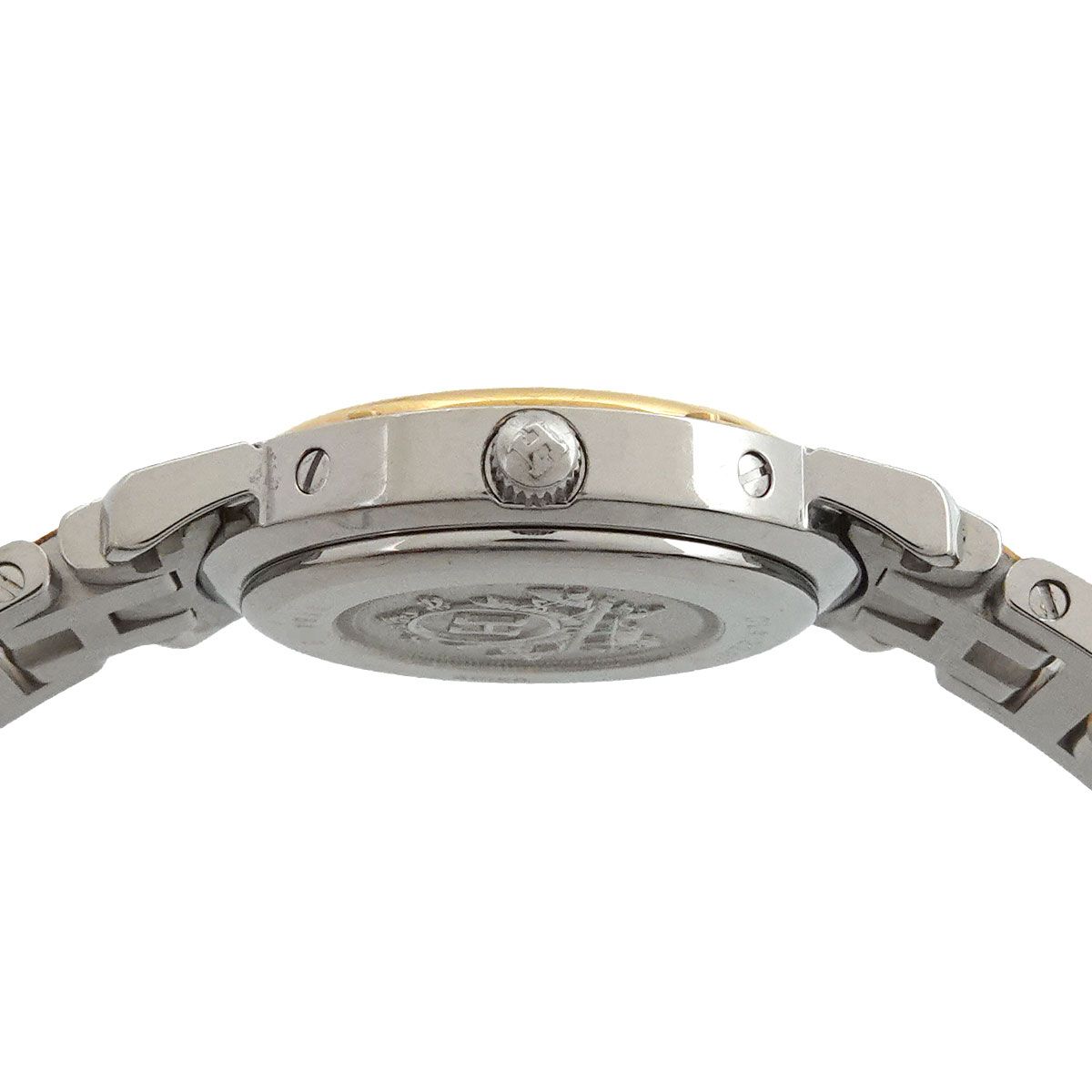 Hermes Clipper Vintage Watch Date Ivory Quartz — view 6