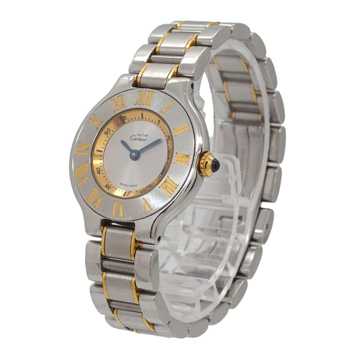 Cartier Must 21 Vantian Vintage Watch Silver Quartz — view 2