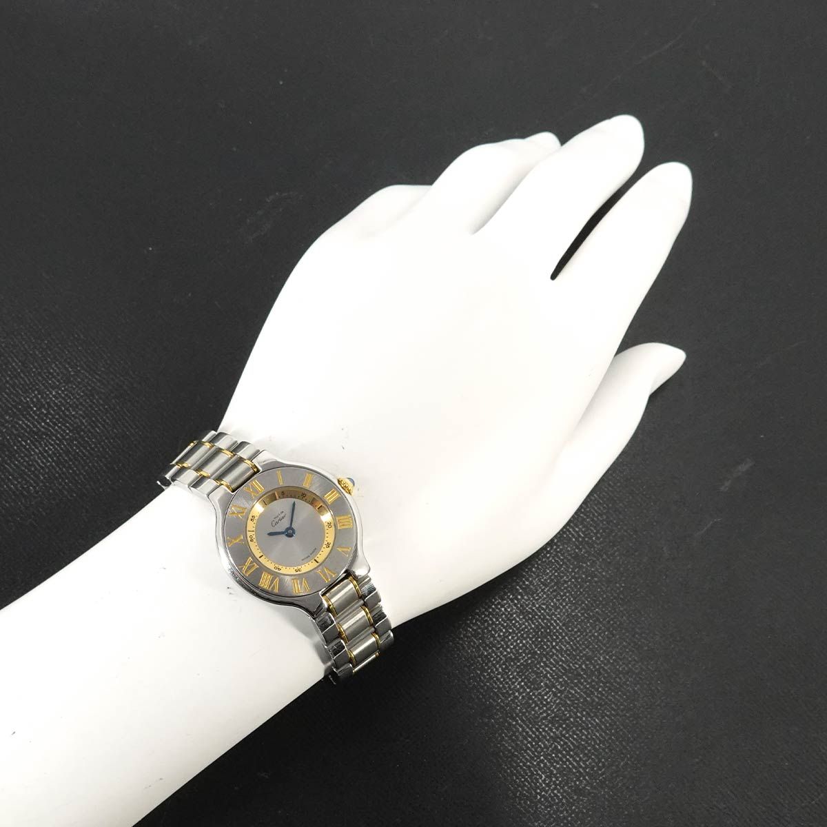 Cartier Must 21 Vantian Vintage Watch Silver Quartz — view 3