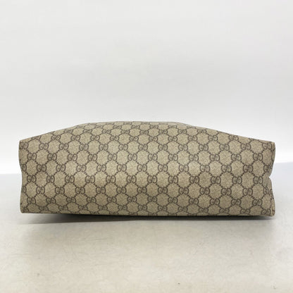Gucci Tote Bag GG Supreme Brown Champagne Gold — view 3