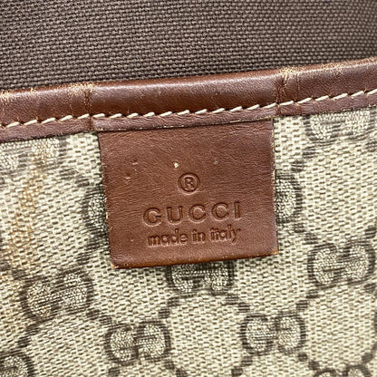 Gucci Tote Bag GG Supreme Brown Champagne Gold — view 5