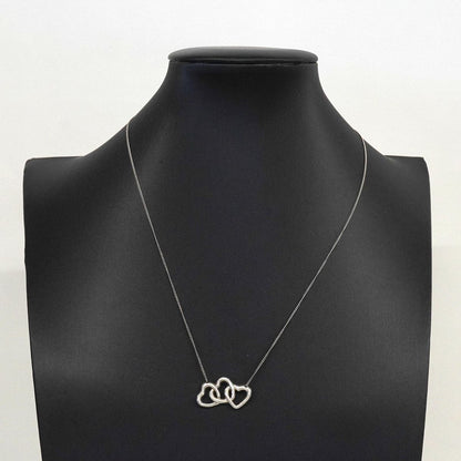 Tiffany & Co Necklace Triple Heart 925 Sterling Silver — view 7