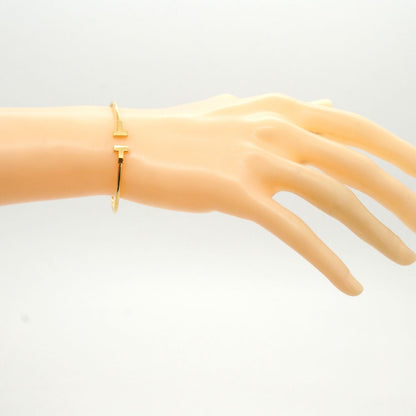 Tiffany & Co Bangle T Wire Narrow 18K Yellow Gold Bracelet — view 6