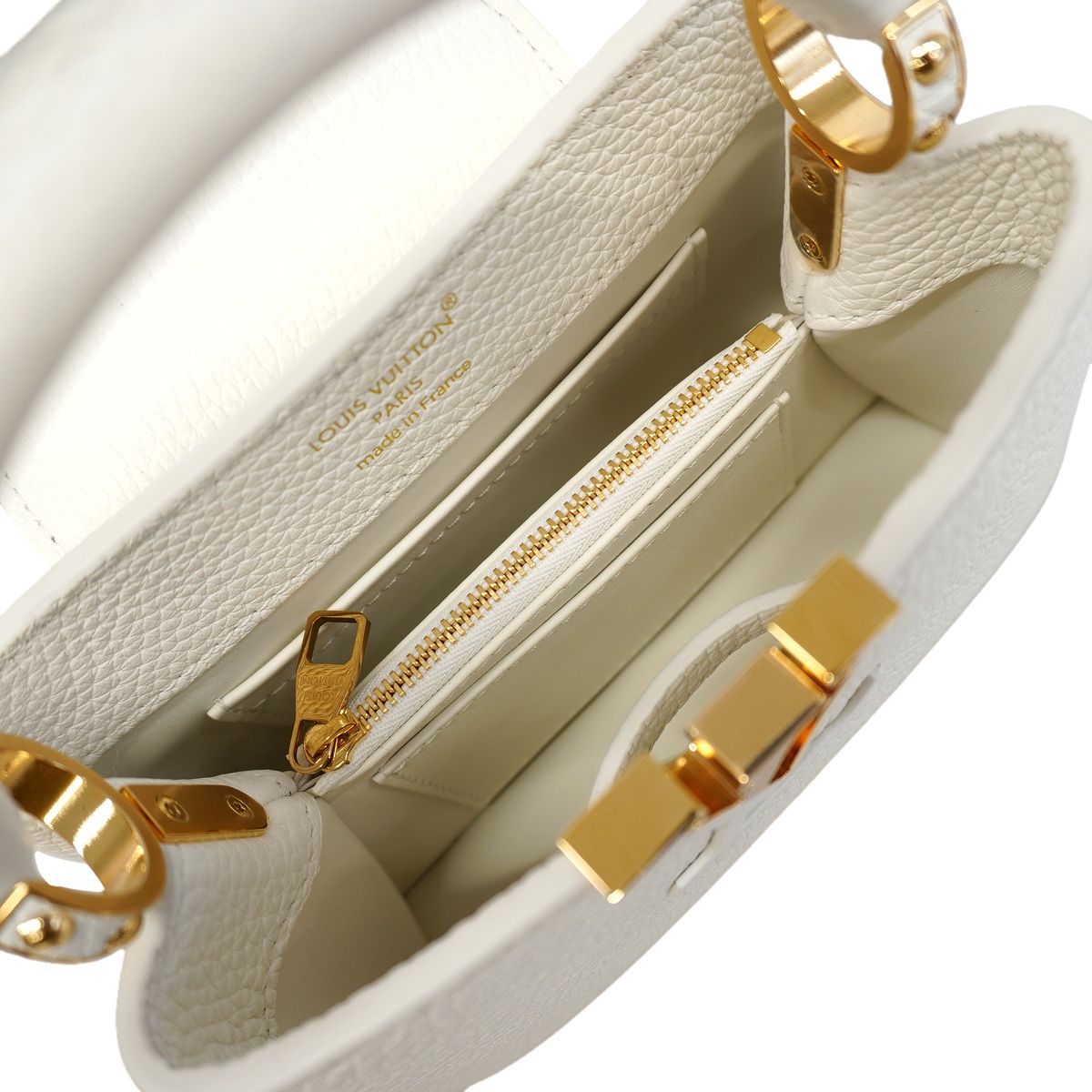 Louis Vuitton Handbag Taurillon Capucines Mini Snow 2-Way Bag — view 4