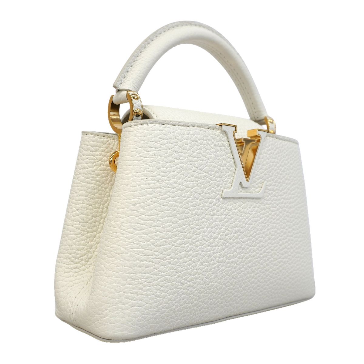 Louis Vuitton Handbag Taurillon Capucines Mini Snow 2-Way Bag — view 2