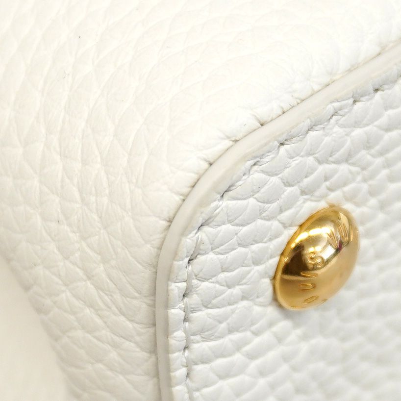 Louis Vuitton Handbag Taurillon Capucines Mini Snow 2-Way Bag — view 7