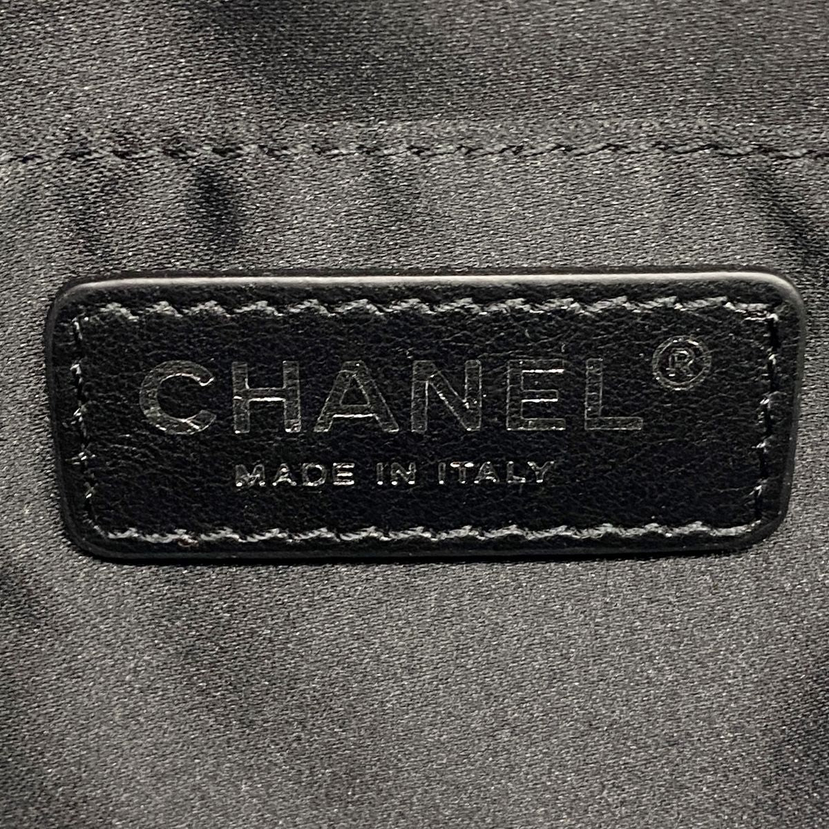 Chanel Belt Bag Quilted Lambskin Black Silver — view 5