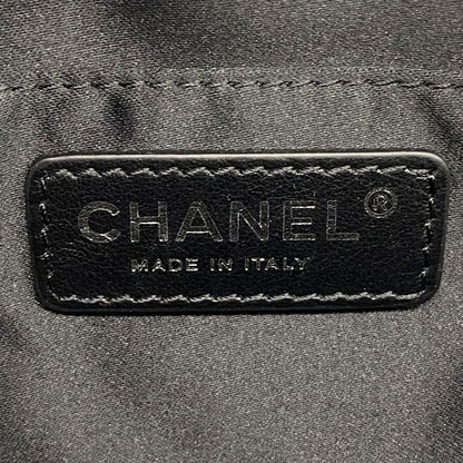 Chanel Belt Bag Quilted Lambskin Black Silver — view 5
