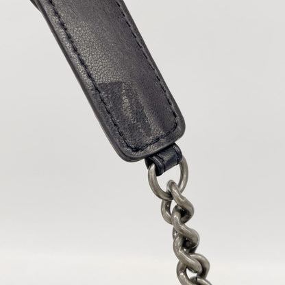 Chanel Belt Bag Quilted Lambskin Black Silver — view 6