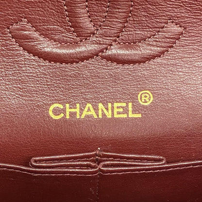 Chanel Shoulder Bag Quilted Lambskin Black Gold — view 5