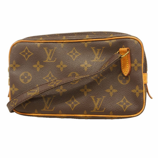 Louis Vuitton Shoulder Bag Monogram Pochette Marly Bandouliere Brown