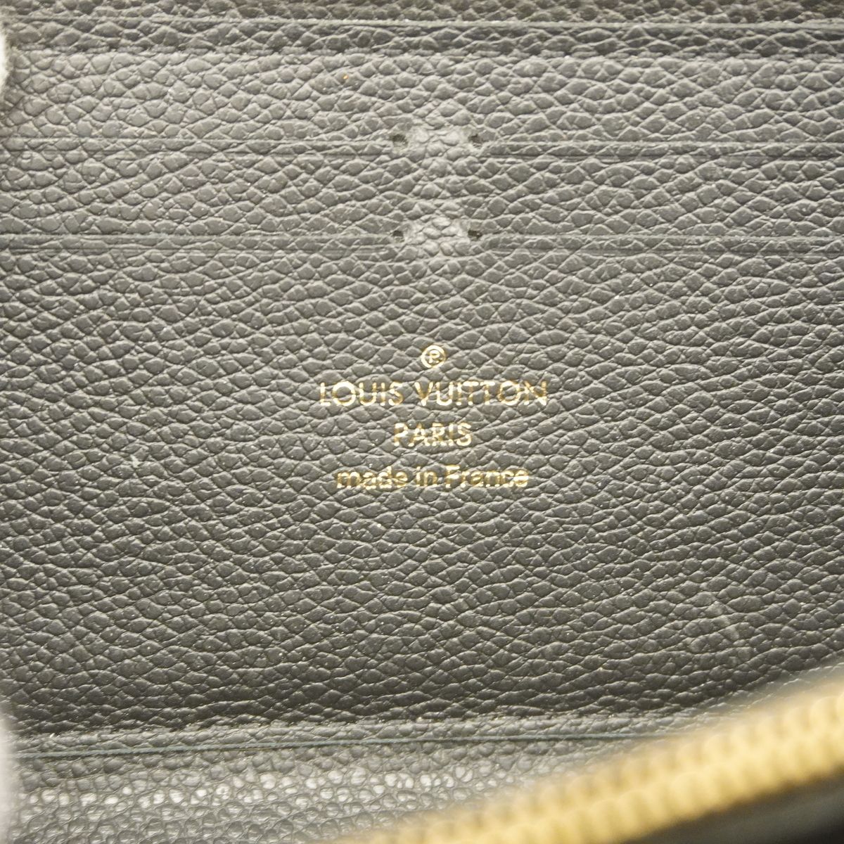 Louis Vuitton Wallet Monogram Empreinte Portefeuille Clemence Noir — view 4