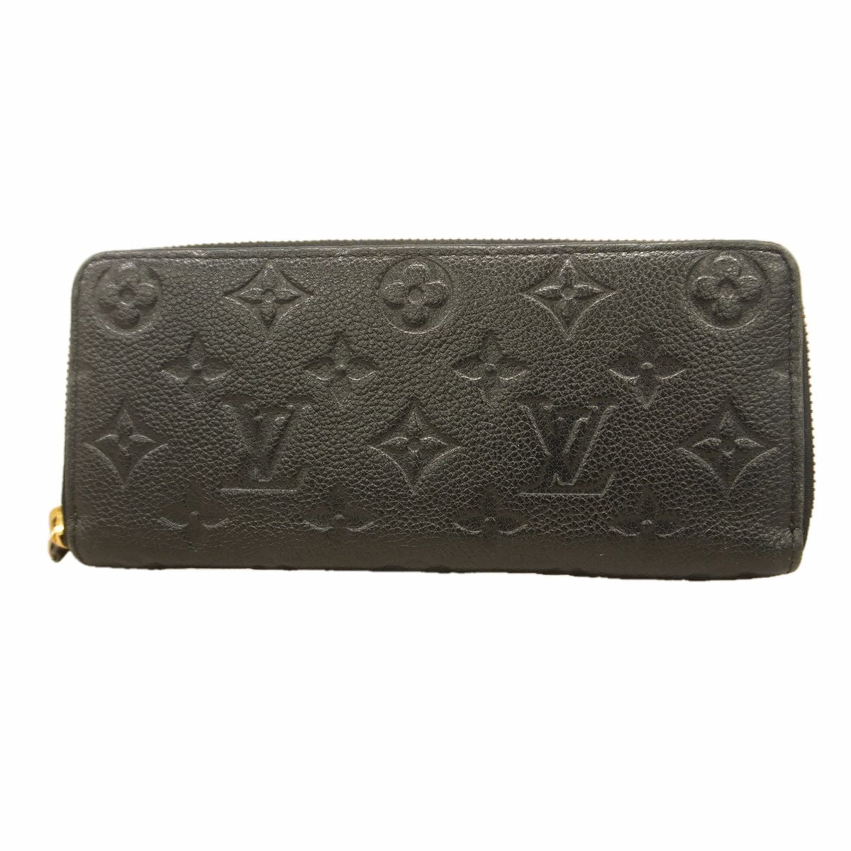 Louis Vuitton Wallet Monogram Empreinte Portefeuille Clemence Noir