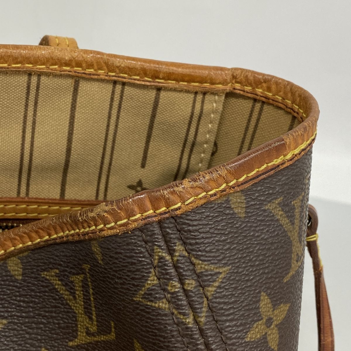 Louis Vuitton Tote Bag Monogram Neverfull MM Brown — view 7