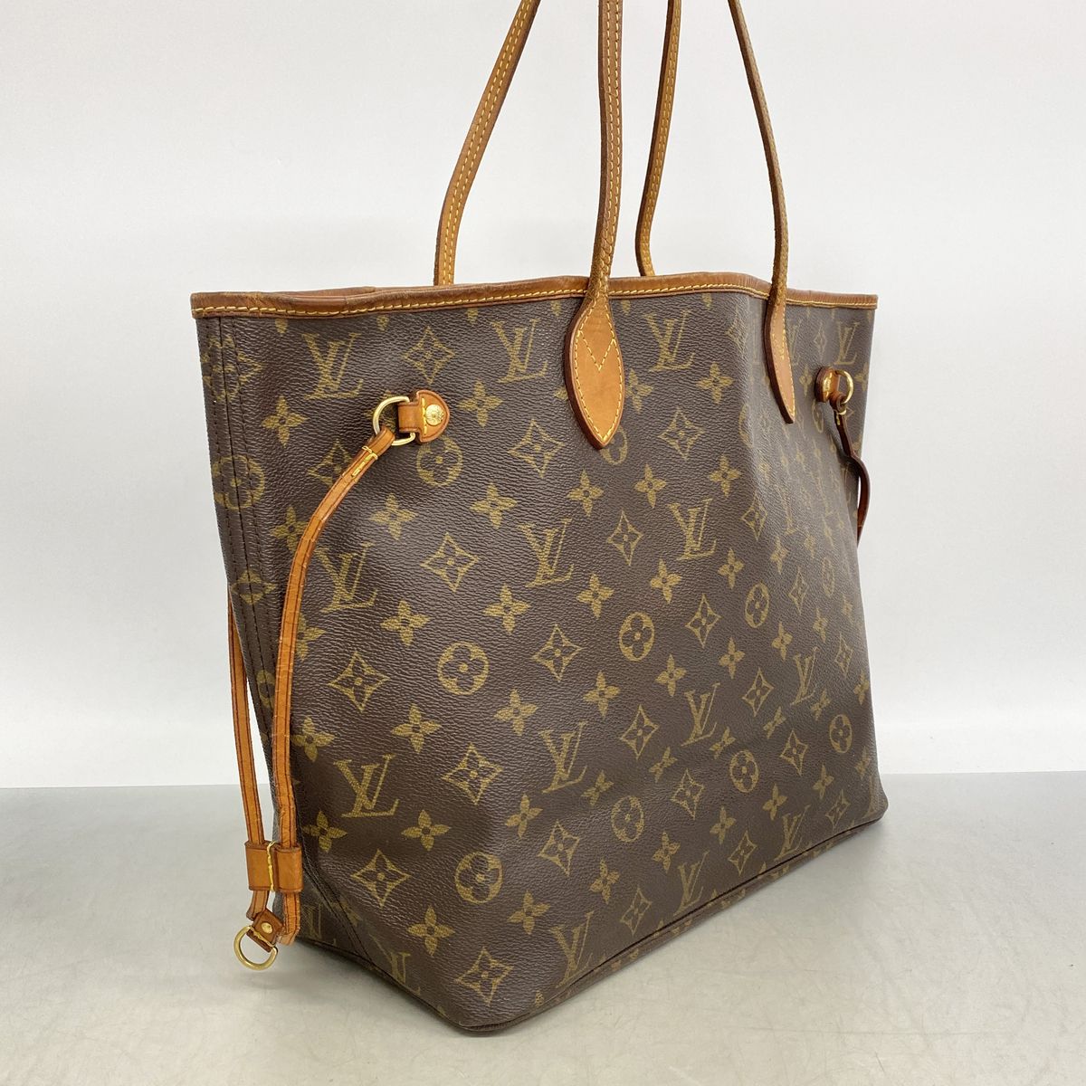 Louis Vuitton Tote Bag Monogram Neverfull MM Brown — view 2