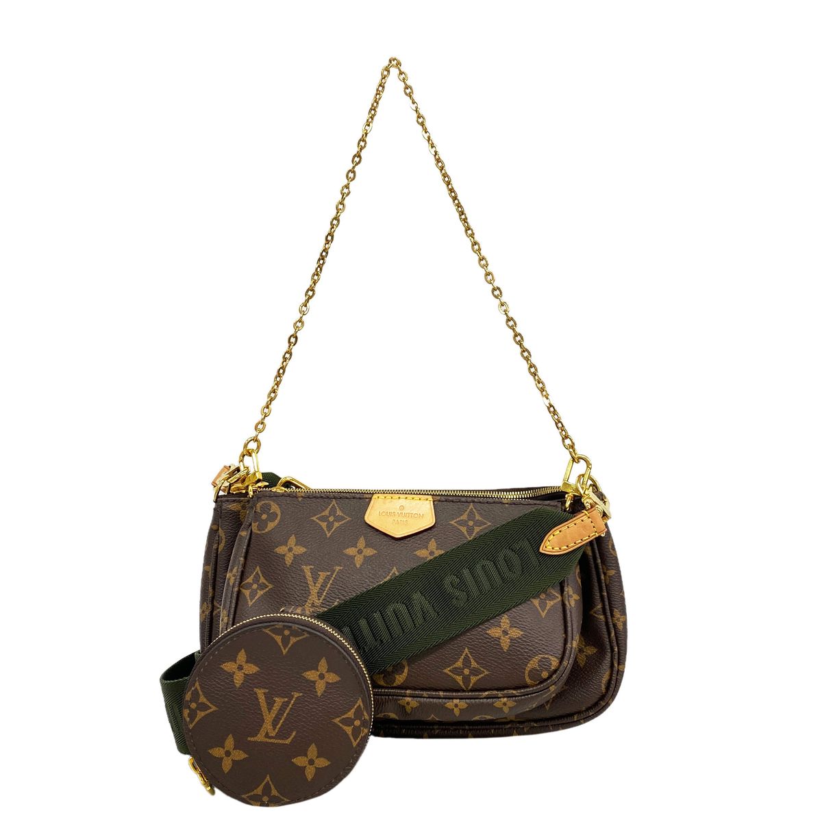 Louis Vuitton Shoulder Bag Monogram Multi Pochette Accessoires Brown